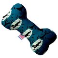 Mirage Pet Products Salem Witches Canvas Bone Dog Toy 6 in. 1332-CTYBN6